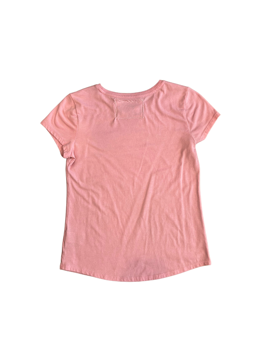 "trust the gossip" baby tee in baby pink