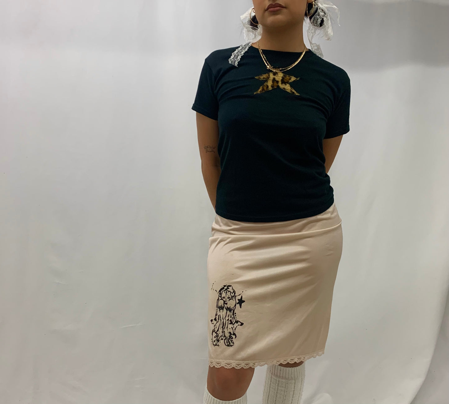 aliengrl silkie midi skirt
