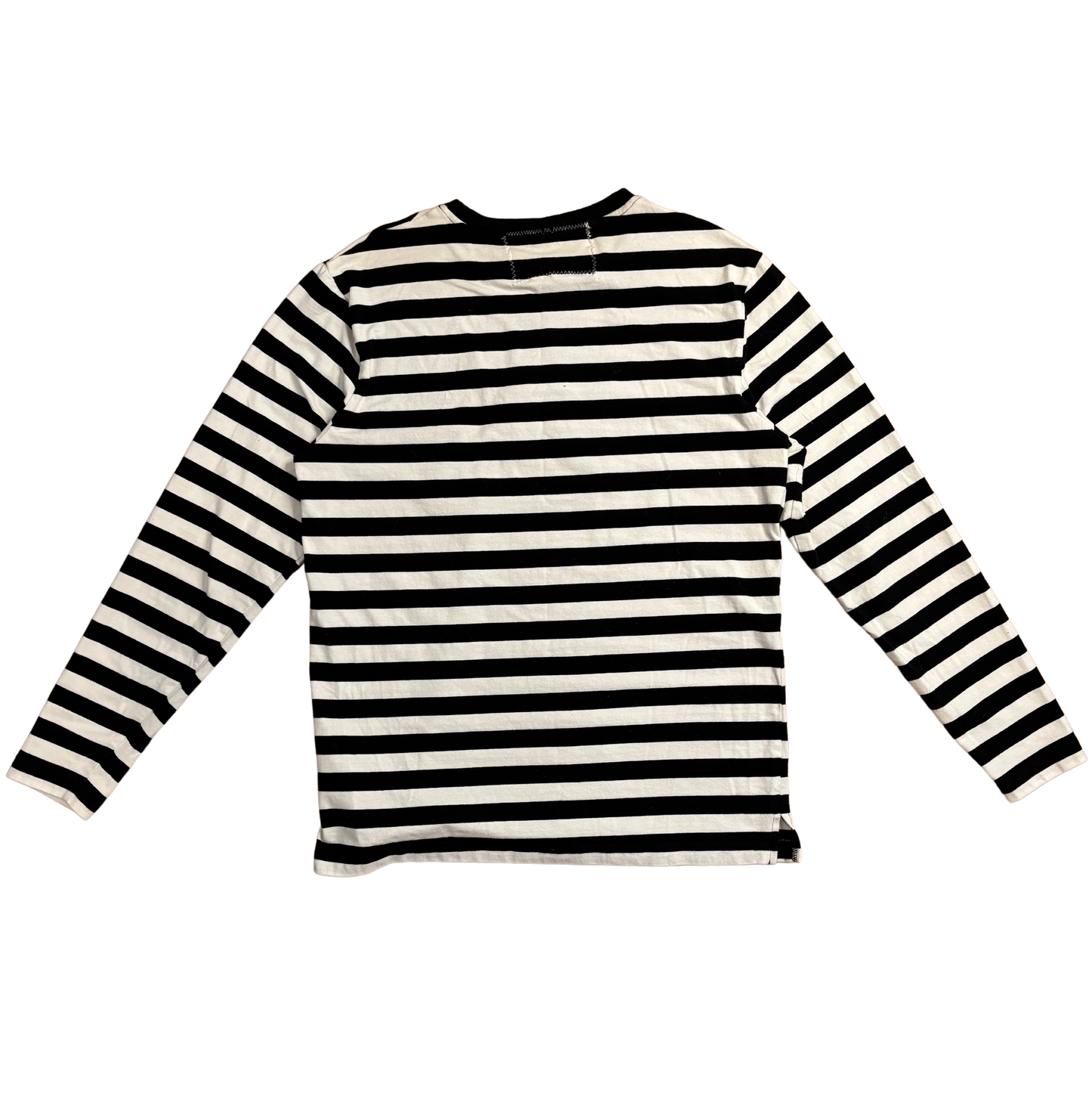 fuzzy star striped long sleeve