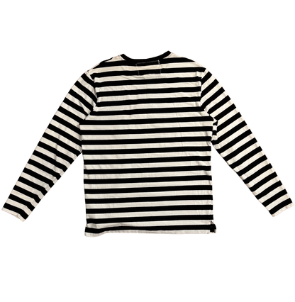 fuzzy star striped long sleeve