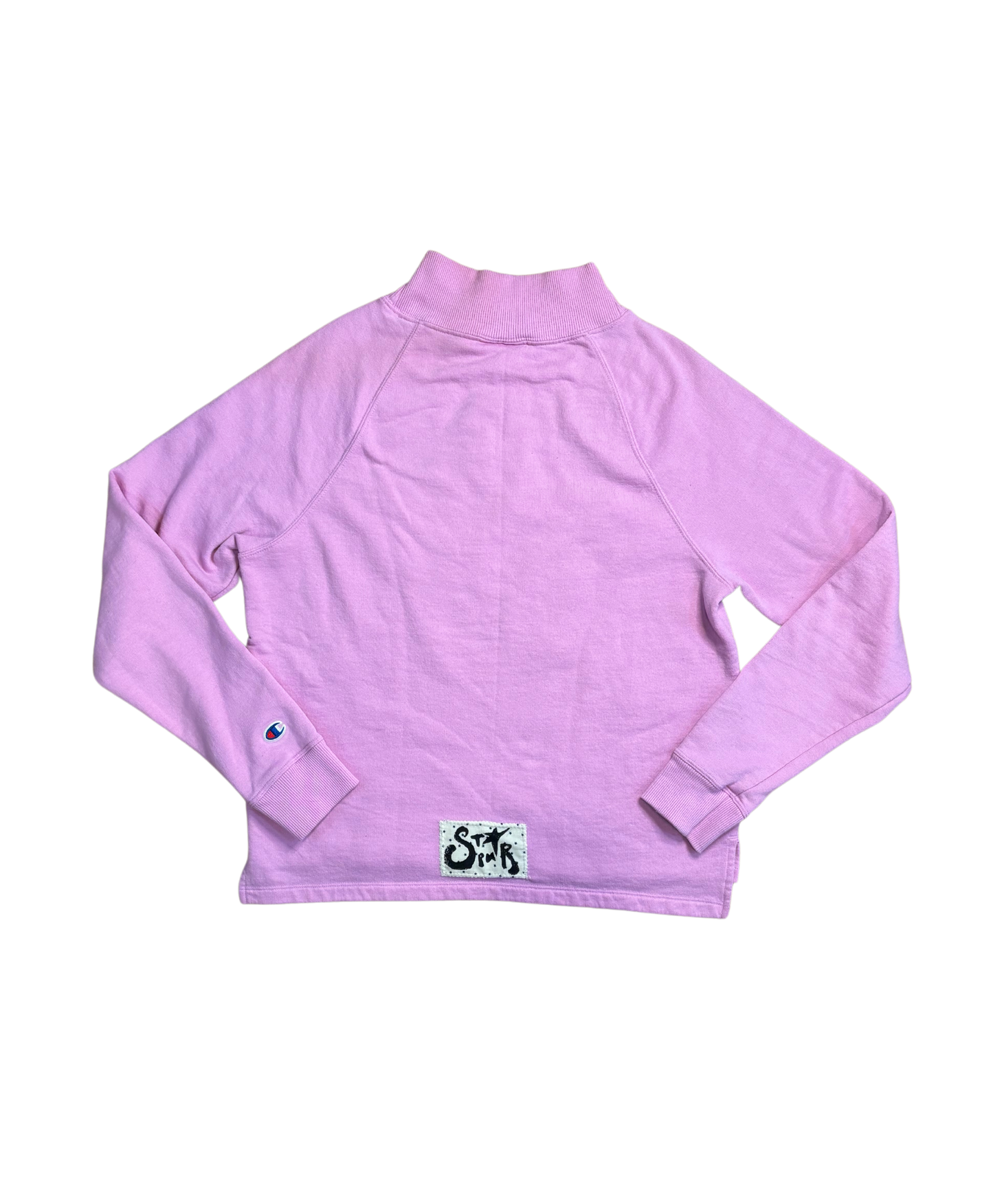 pink n green star crewneck
