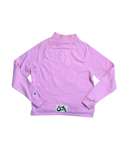 pink n green star crewneck
