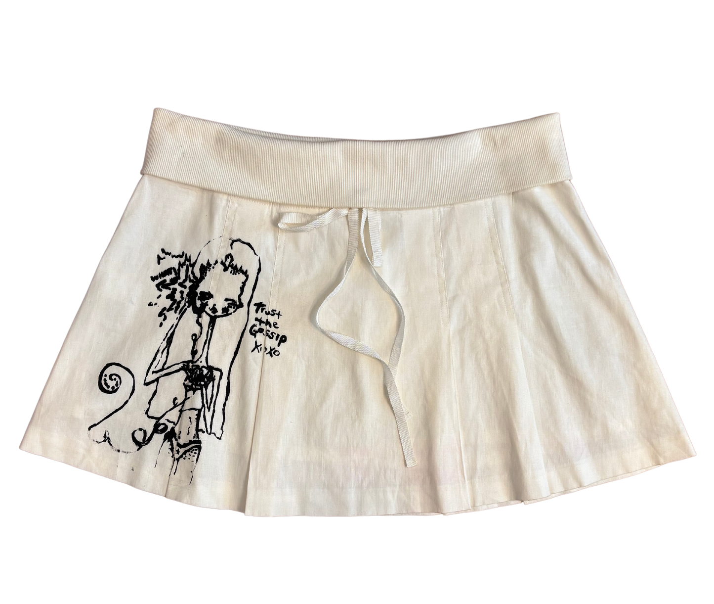 "trust the gossip" skirt