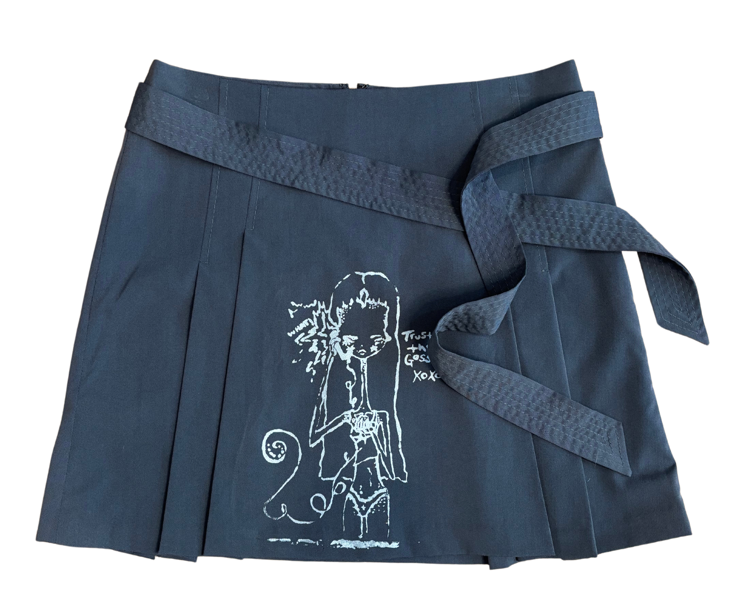 "trust the gossip" skirt