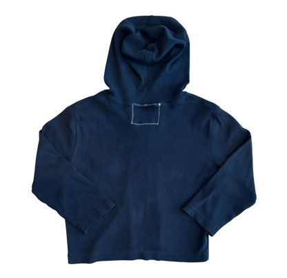 "trust the gossip" cropped zip-up