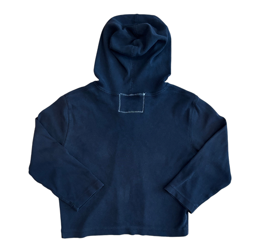 "trust the gossip" cropped zip-up