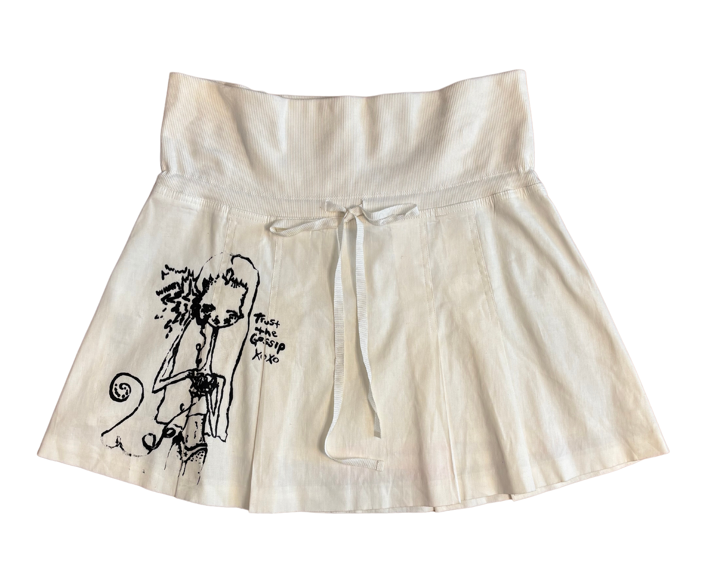 "trust the gossip" skirt