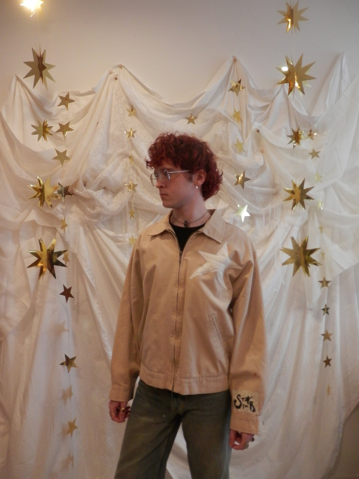 lucky star varsity jacket ੈ✩‧₊˚