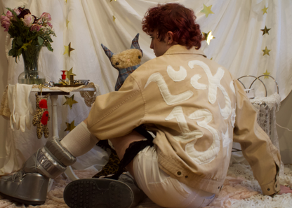 lucky star varsity jacket ੈ✩‧₊˚