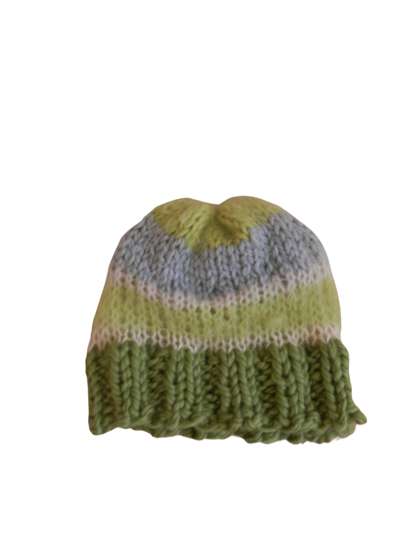 fuzzy knit beanie in melon